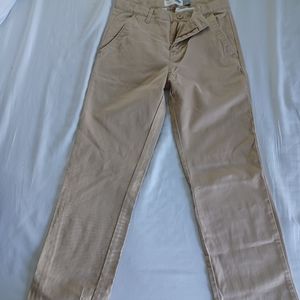Boys 12 slim straight fit khaki pants